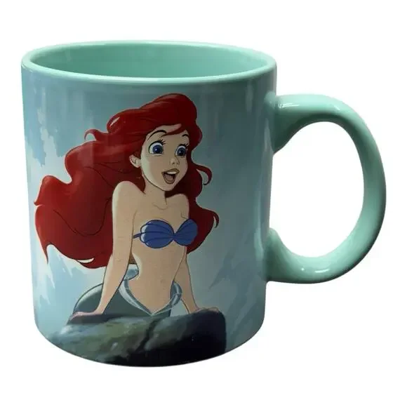 Disney Ariel Little Mermaid Coffee Mug Cup Fairy Tales 20oz Ceramic - Picture 1 of 6